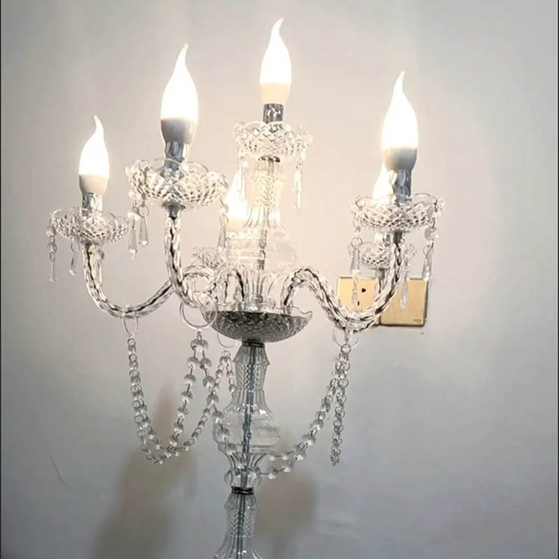 Candle Supplies Usa - モダンな高級キャンドルランプ結婚式のセンターピースエレガントなテーブルランプリビングルームのキャンドルライト美的装飾用品装飾