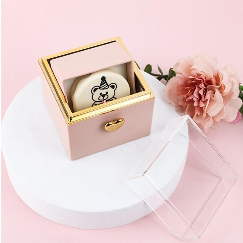 自動回転式ベアーフリップリングボックス、回転デザイン、ライト - Candle Surprise のレビューと価格