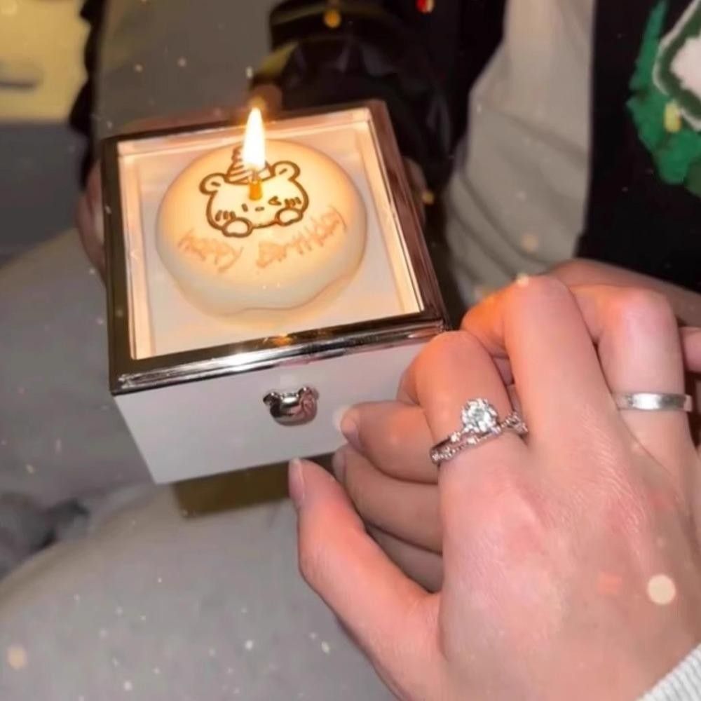 自動フリップベアフリップリングボックスライトキャンドルサプラ - Candle Surprise のレビューと価格