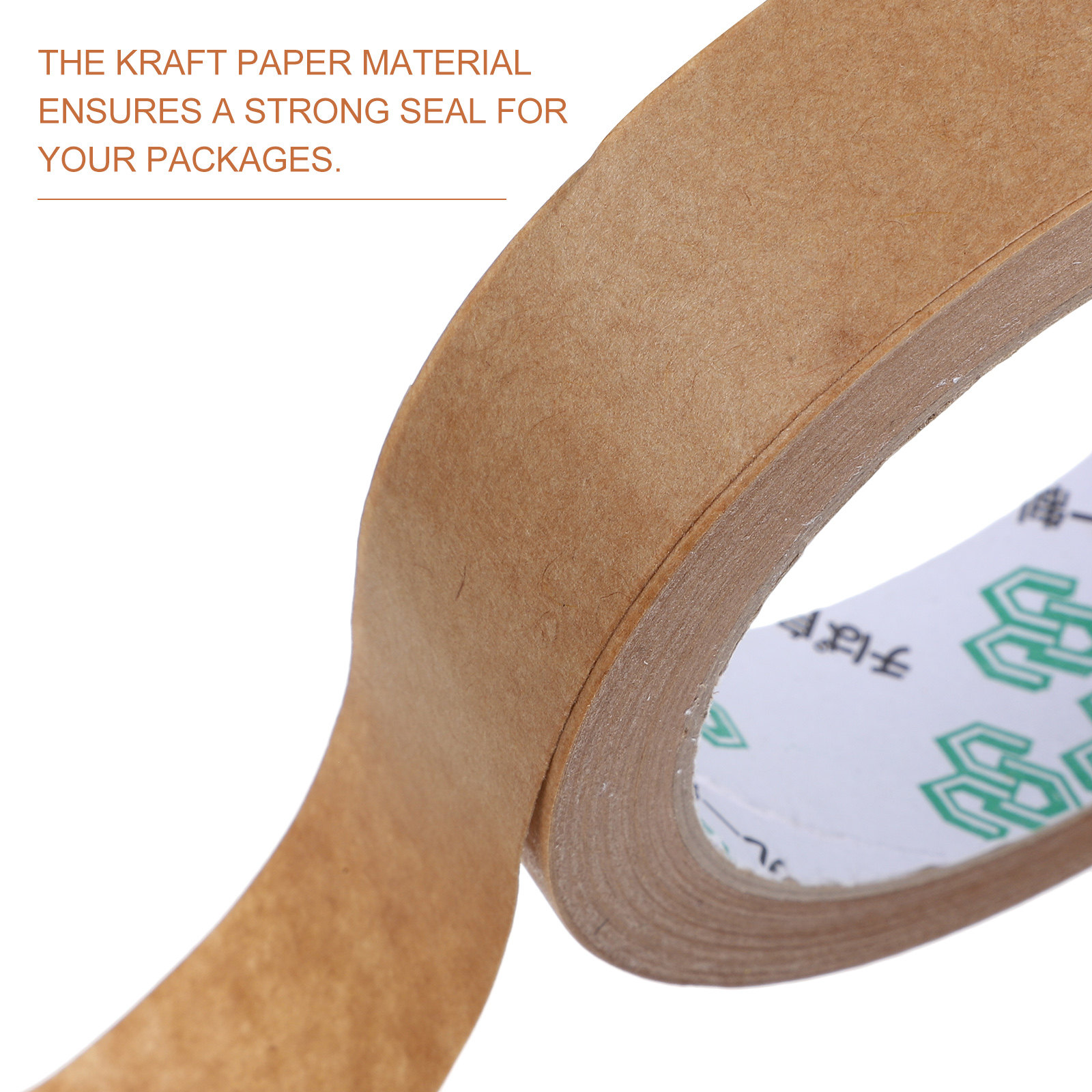 2巻入り書き込み可能なクラフト紙テープ、頑丈な梱包用シーリン - Kraft Paper Box のレビューと価格