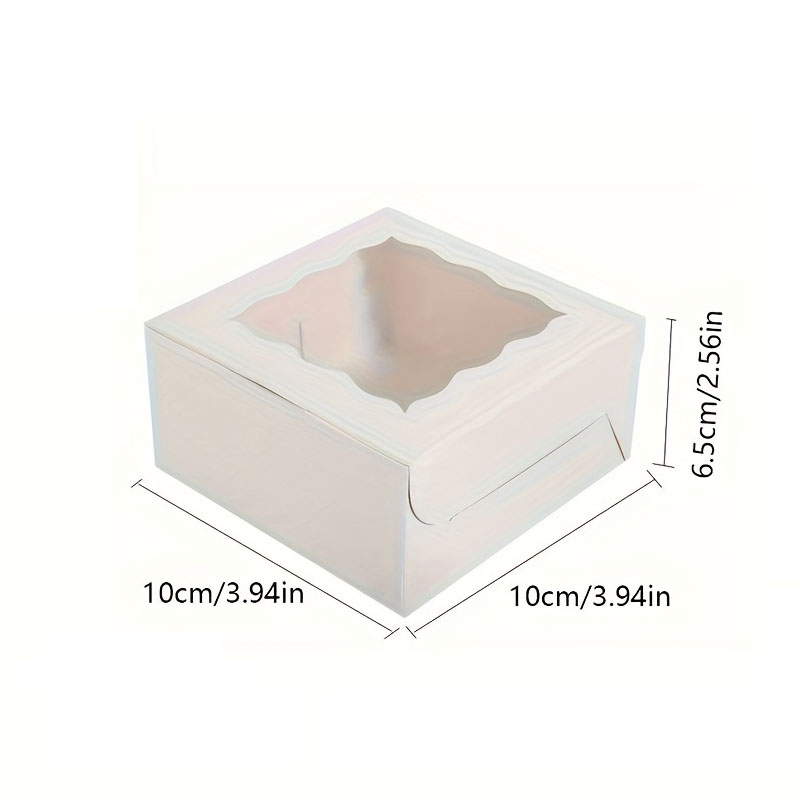 10 個クラフト紙ケーキキャンディボックスオープンウィンドウ - Kraft Paper Box のレビューと価格