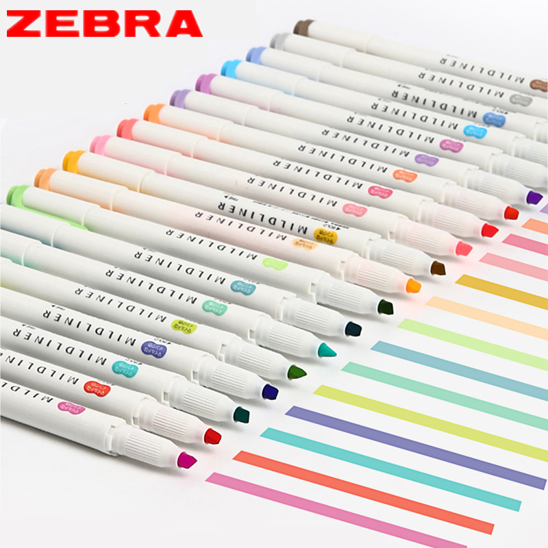 ゼブラ手書きペン マイルドライナー ハイライター セット 幅 - Zebra Pen Mildliner のレビューと価格