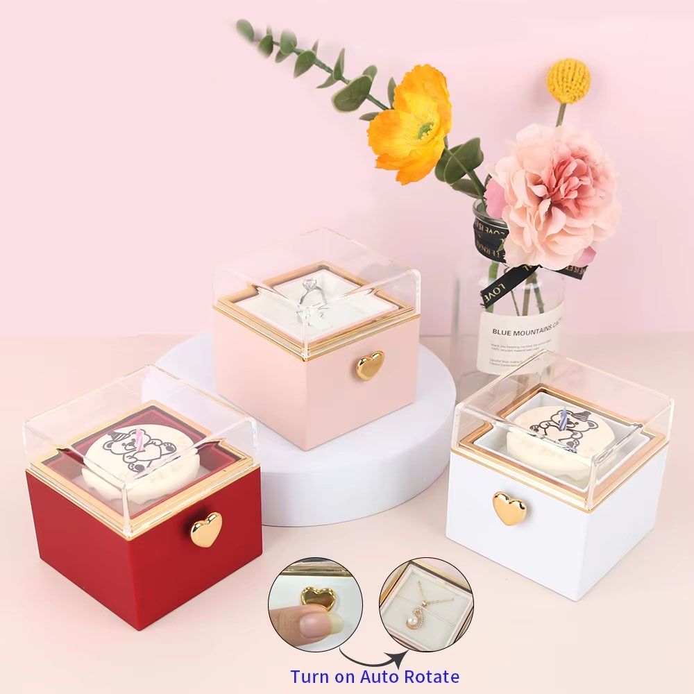 自動反転ベアーフリップリングボックス回転式デザインサプライズ - Candle Surprise のレビューと価格