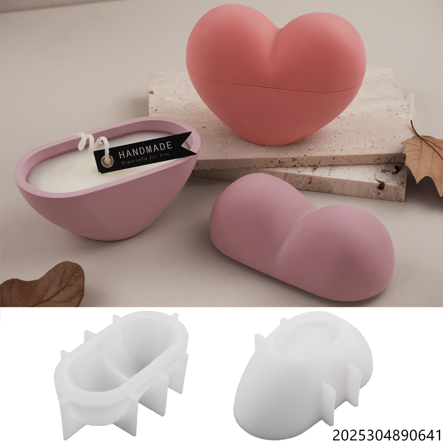 DIY ハート形キャンドルジャー シリコーン型 バレンタイン - Candle Vessel Supplies のレビューと価格