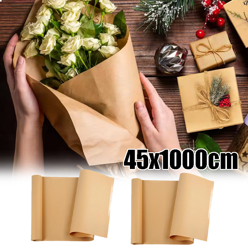 エコクラフトマスキングペーパーロール 生分解性緩衝材 花束包 - Kraft Paper Box のレビューと価格